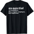 thumbnail image 1 of Essential Definition Funny Quarantine Social Distancing Gift T-Shirt, 1 of 4