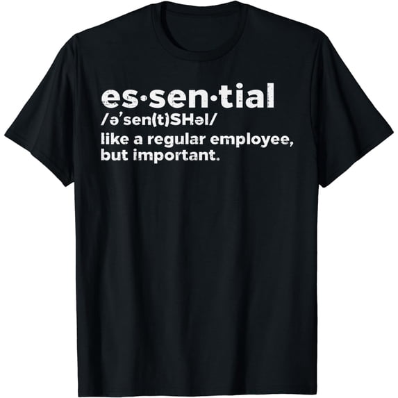 Essential Definition Funny Quarantine Social Distancing Gift T-Shirt