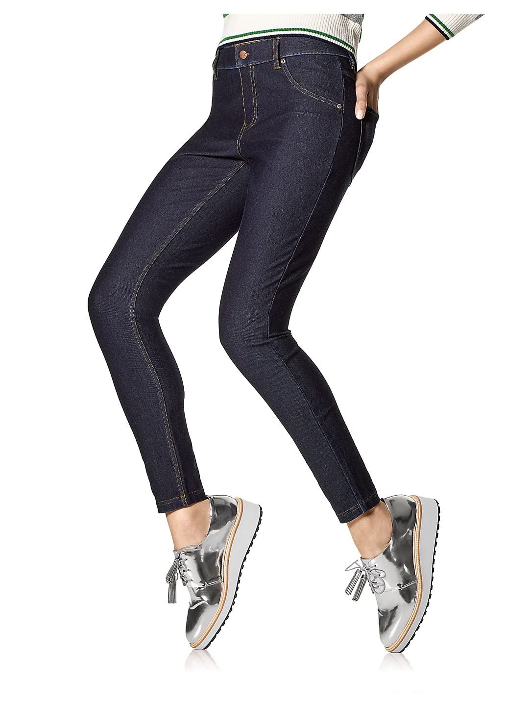 Buy HUE Women's Jeggings & Tunic - Essential Denim Leggings