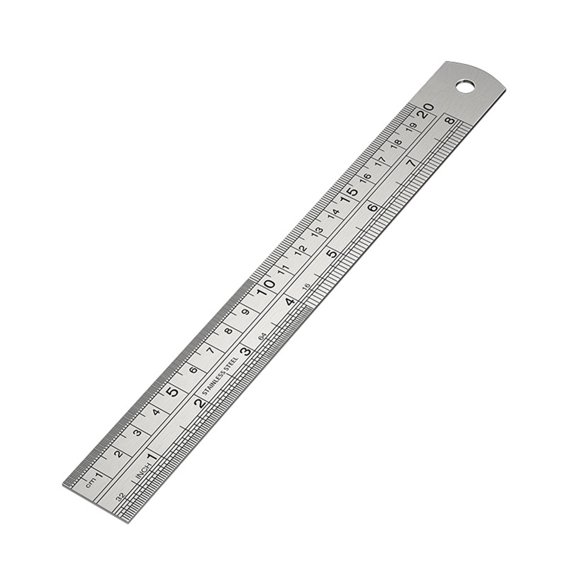 Essential Drafting Ruler Steel Construction with Double Side Metric Royal Scale for Engineering Use