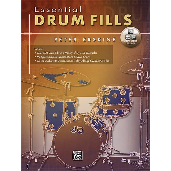 Essential Drum Fills: Book & Online Audio/PDF, (Paperback)