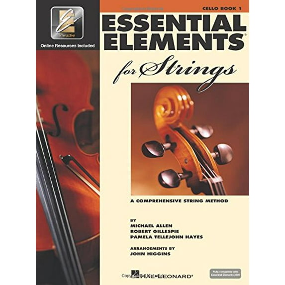 Pre-Owned Essential Elements for Strings Cello - Book 1 with EEi Book/Online Media (Paperback) 9780634038198