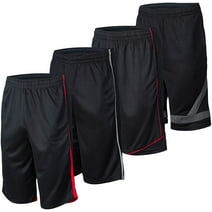 3-Pack Men's Mesh Active Athletic Performance Shorts with Pockets ...