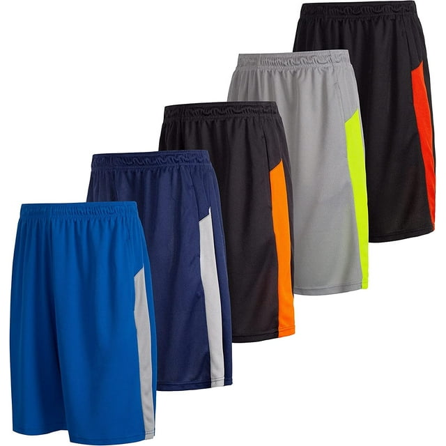 Essential Elements 5 Pack: Boys Youth Athletic Active Sports Gym ...