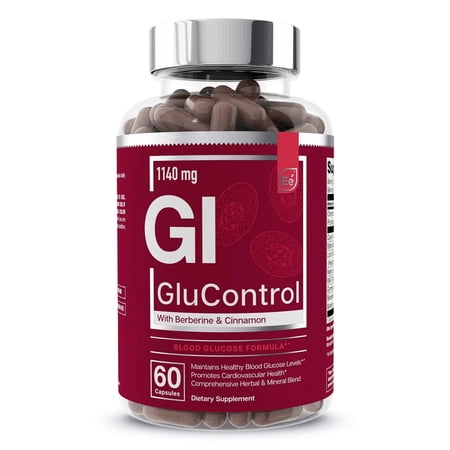 Essential Elements Blood Glucose Supplement with Ceylon Cinnamon and Berberine GluControl | 60 Capsules