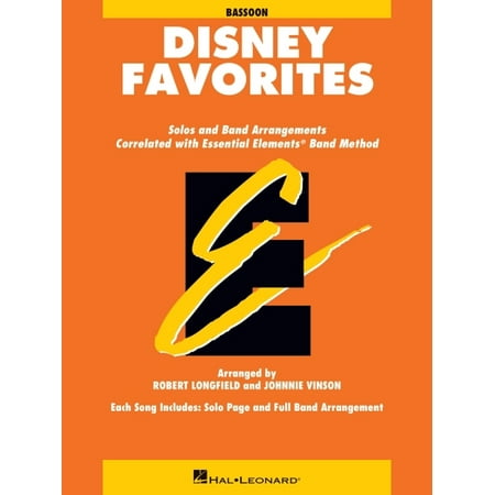 Disney Favorites Bassoon Songbook Sheet Music Robert Longfield Essential Elements Band Folios for Students Ensemble and , (Paperback)
