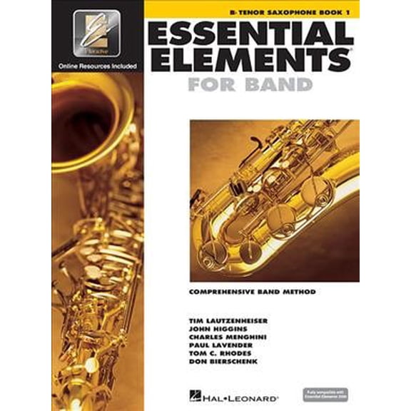 Pre-Owned Essential Elements for Band - BB Tenor Saxophone Book 1 with Eei (Book/Online Media) [With CDROM and CD (Audio) and DVD] (Paperback) 0634003186 9780634003189