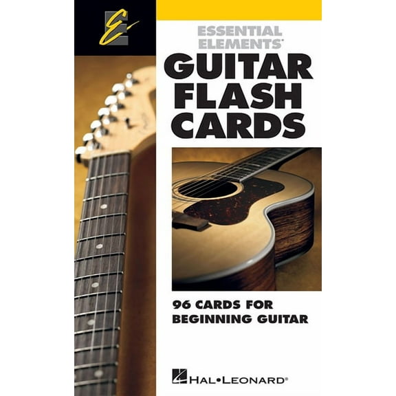 Essential Elements Guitar Flash Cards 96 Cards for Beginner Guitarists Music Symbols, Notes, Chords, Scales, and Theory , (Paperback)