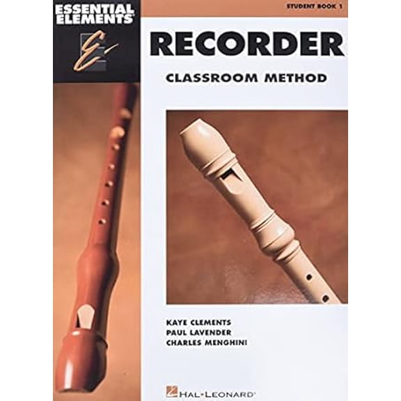 Essential Elements: Recorder Classroom Method - Student Book 1 | Beginner Level for Classroom and Individual Learning | Music Reading, Fingering Chart, 130 Songs, and Rhythm Practice (Spiral Bound)