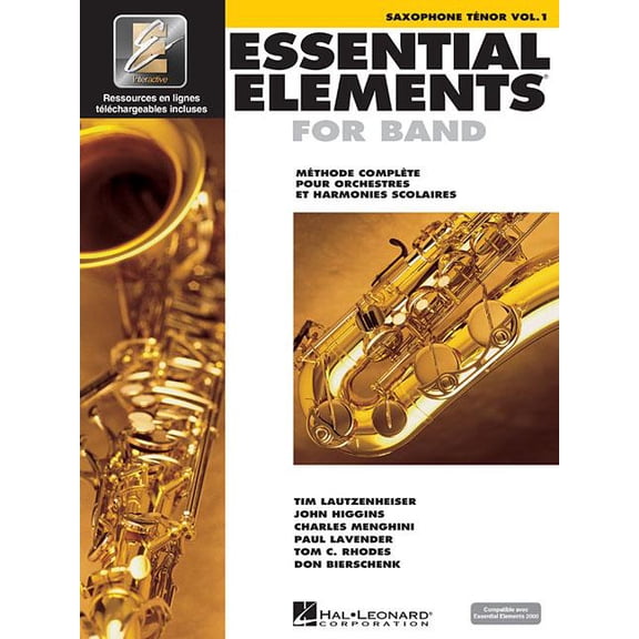 Essential Elements for Band Avec Eei Vol. 1 - Saxophone Tenor, (Paperback)