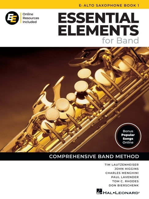 Essential Elements for Band - Eb Alto Sax Book 1 with Eei, (Paperback ...