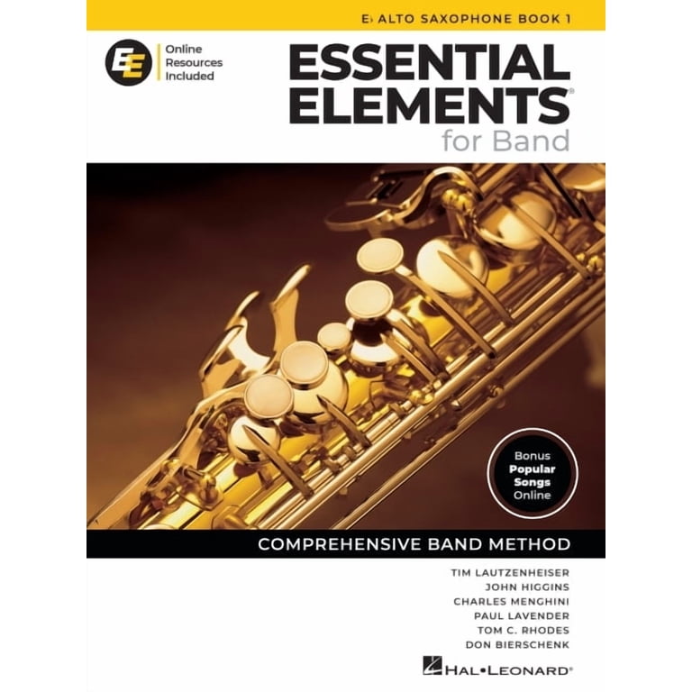 Essential Elements for Band - Eb Alto Saxophone Book 1 with Eei