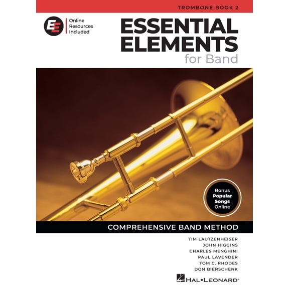 Essential Elements for Band - Trombone Book 2 with Eei Online Resources Trombone Method Songbook and Sheet Music for Sch, (Paperback)