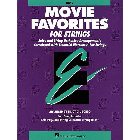 Essential Elements for Strings Essential Elements Movie Favorites for Strings: Cello Beginner String Orchestra Level 1 Sheet Music Conductor Score & 24, (Paperback)
