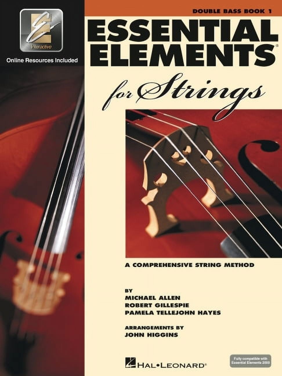 PROFESSOR OF MUSIC ROBERT GILLESPIE; PAMELA TELLEJOHN HAYES; MICHAEL ALLEN Essential Elements for Strings Essential Elements for Strings Double Bass Book 1 W/Eei Beginner Bass Method Book with Online Le, (Paperback)