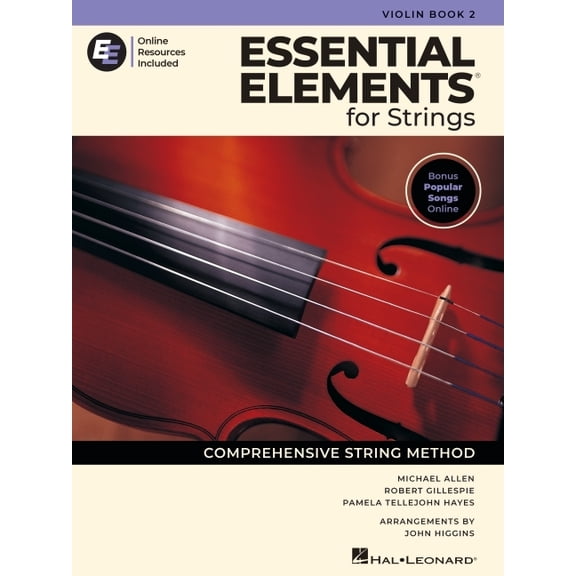 Essential Elements for Strings - Violin Book 2 with Eei Online Resources Violin Method Songbook and Sheet Music for Scho, (Paperback)
