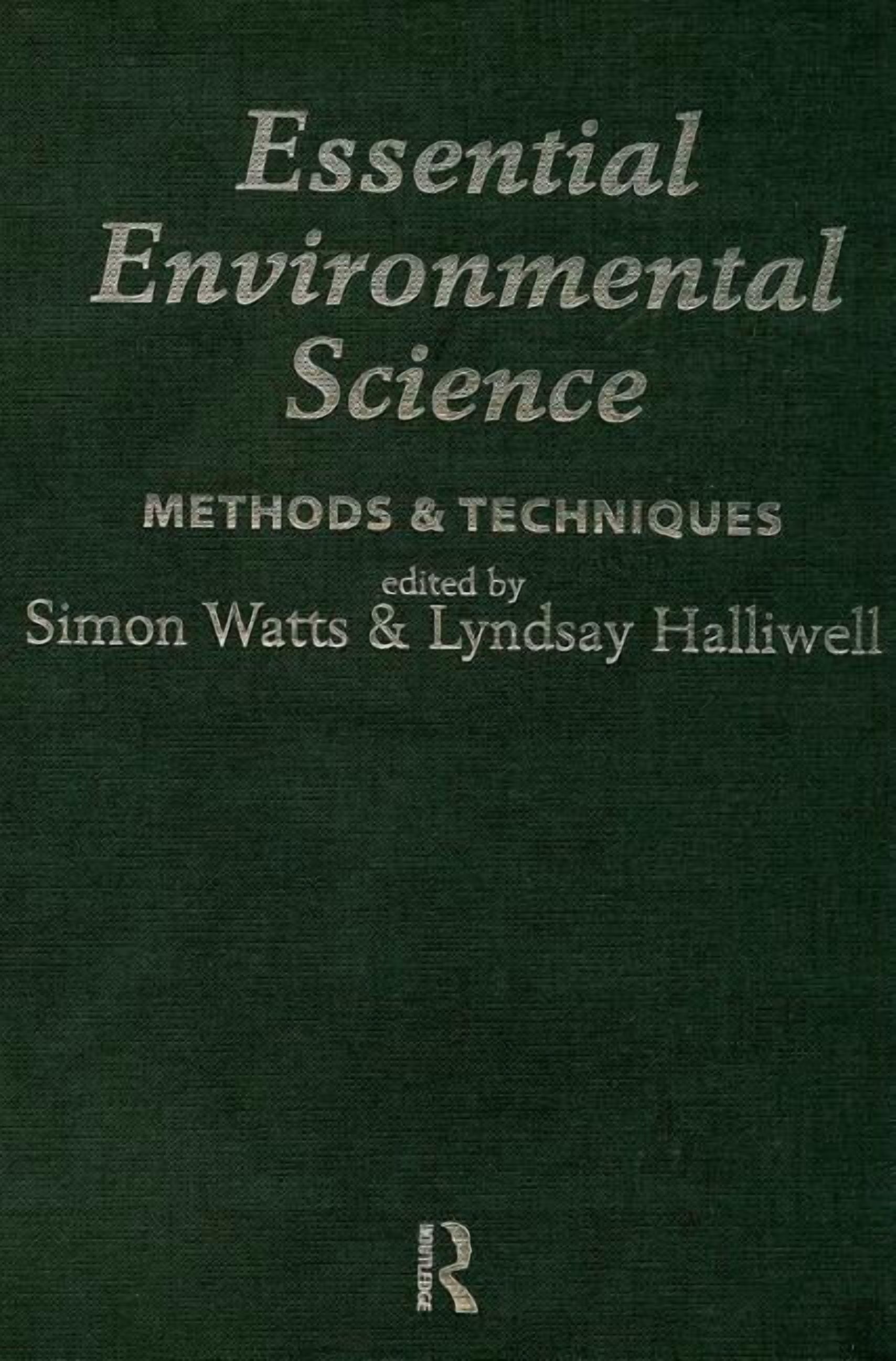 Environmental Essentials Essential Environmental Science: Methods & Techniques, (Hardcover ...