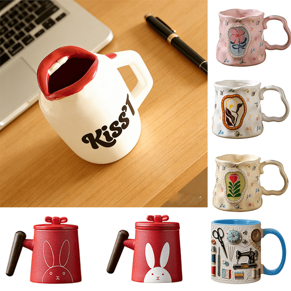 Essential Everyday Ceramic Coffee Mug, Sturdy and Reliable Cup for Your Daily Hot Drinks, Simple and Functional Design Ideal for Home Kitchen Use or as a Practical Basic Gift Idea