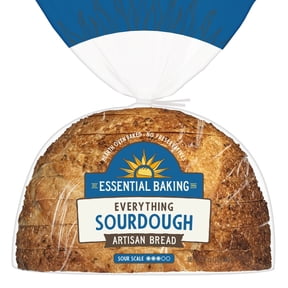 Essential Baking Everything Sliced Sourdough Bread, Non-GMO, 16 oz