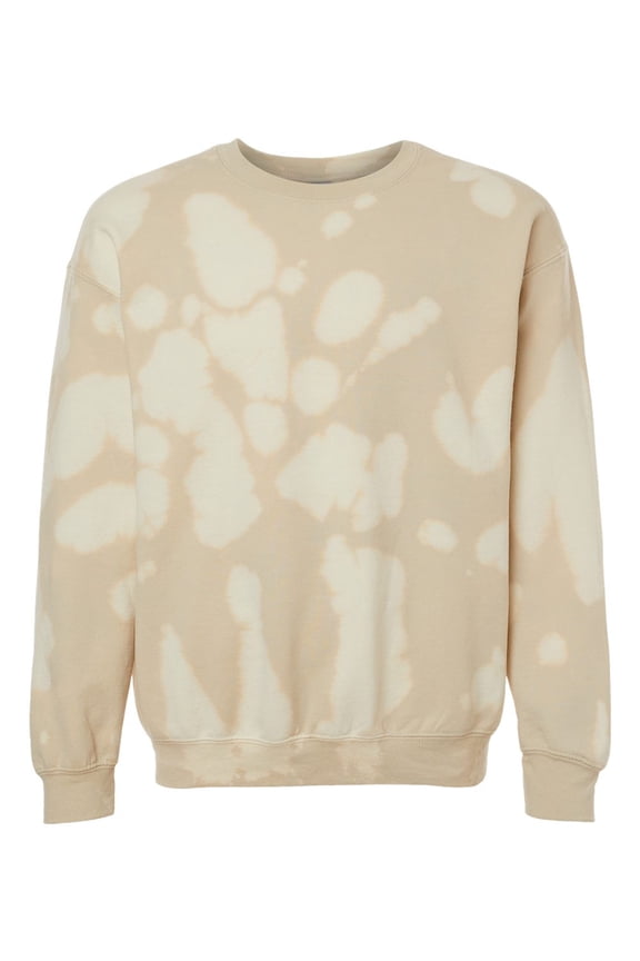 Essential Fleece Bleach Wash Crewneck Sweatshirt