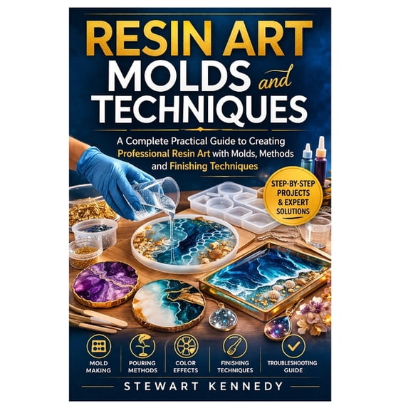 Essential Guides to Crafts and Hobbies: Resin Art Molds and Techniques ...