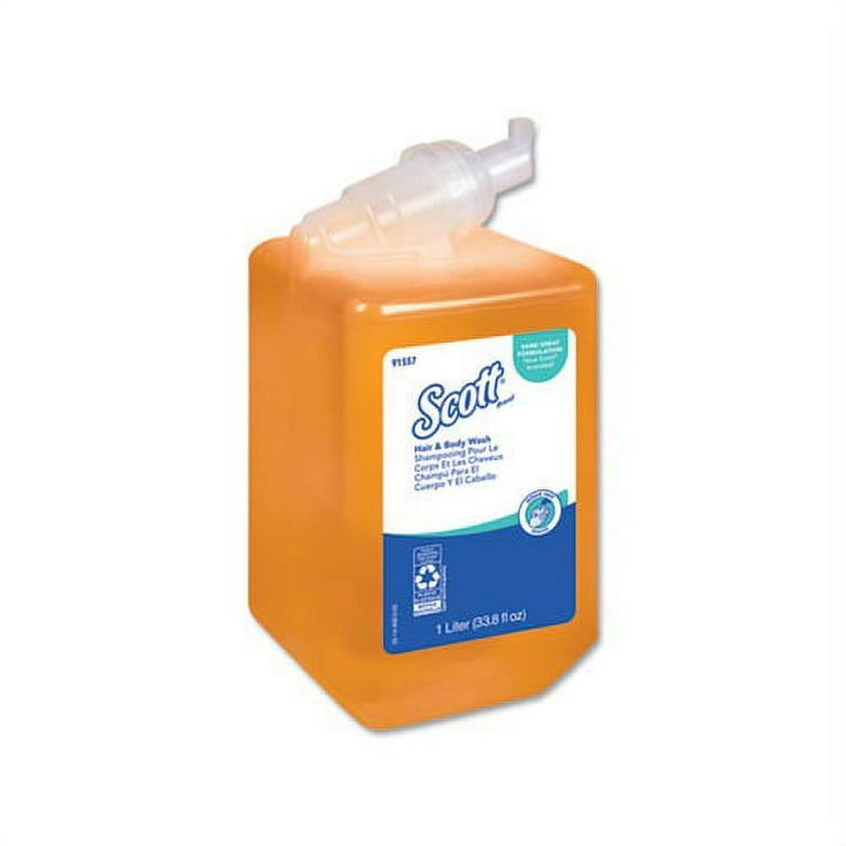 Essential Hair and Body Wash, Citrus Floral, 1 L Bottle, 6/Carton Essential Hair and Body Wash, Citrus Floral, 1 L Bottle, 6/Carton
