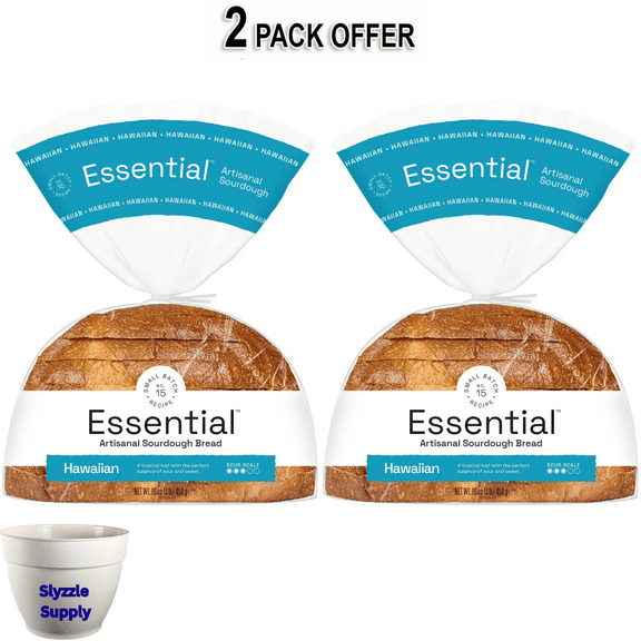 Essential Hawaiian Sliced Sourdough Bread, Non-GMO, 16 oz