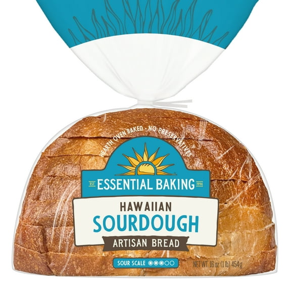 Essential Baking Hawaiian Sliced Sourdough Bread, Non-GMO, 16 oz