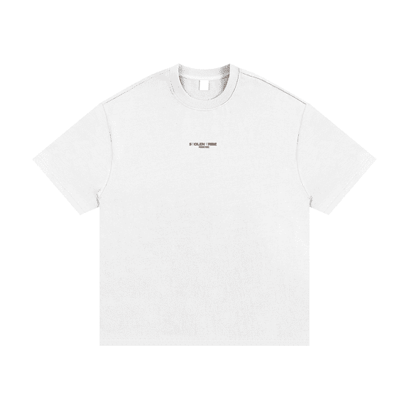 Essential Heavyweight Ivory Cotton T-Shirt