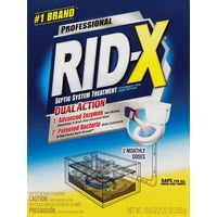 Essential Home RID-X Professional Septic Tank Treatment - Pack of 8 Multipack Supply