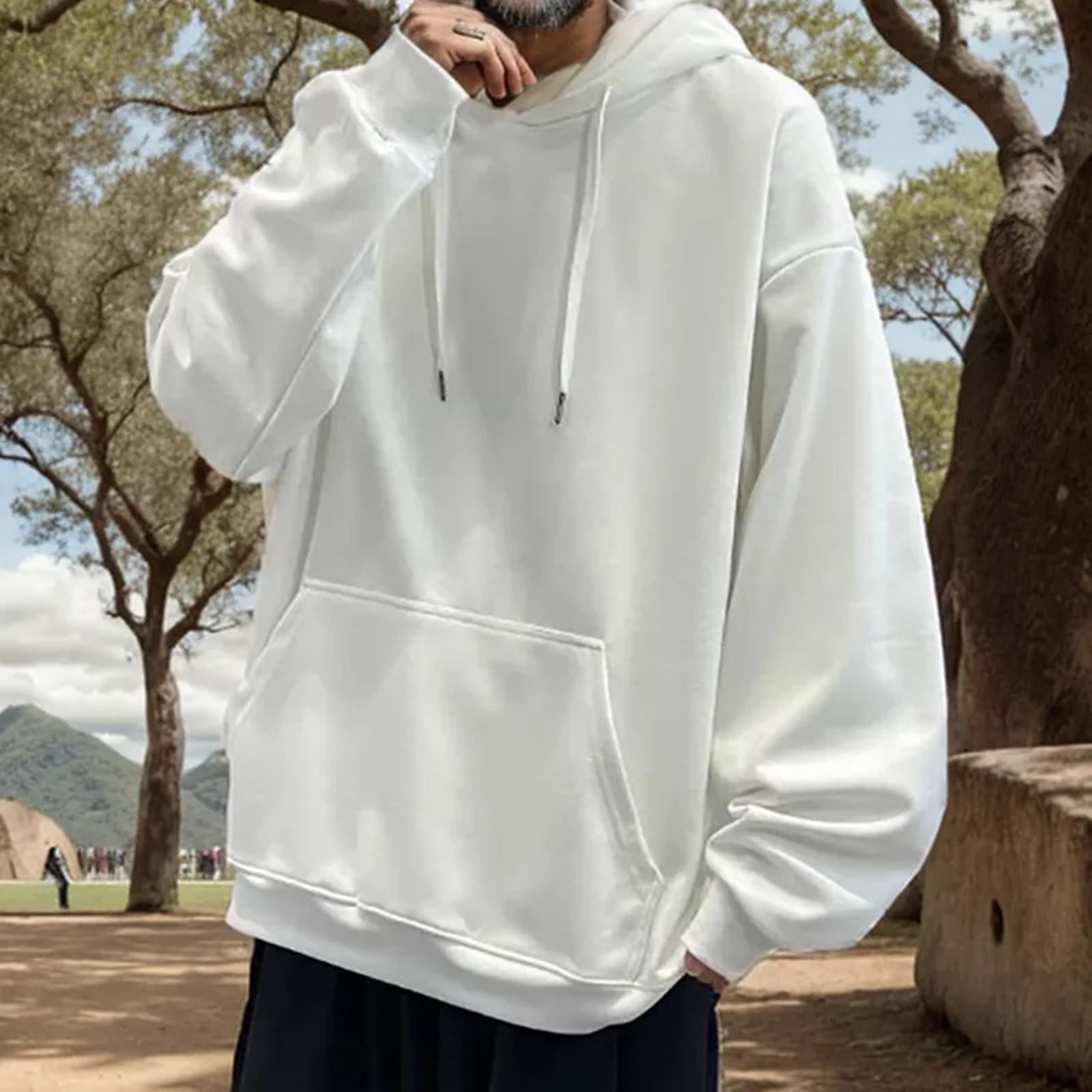 Essential graphic hoodie sale