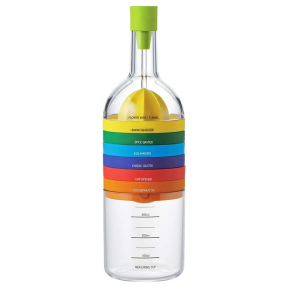 Essential Kitchen Companion, Home Essentials Vegetable Chopper, Salad Chopper Stainless Steel Blades, Multi-Tool Set For Everyday Cooking, Dishwasher Safe, Space-Saving Wine