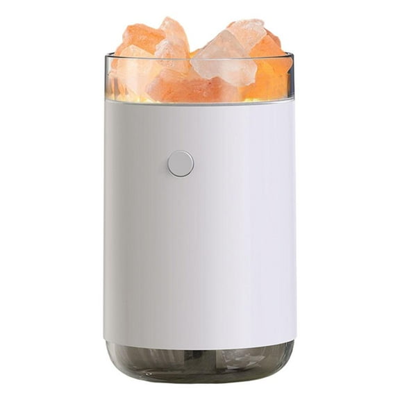 Essential , Lamp Diffuser, Humidifier, Diffuser 7 Color Changing LED Lights for Home Office Yoga Car - White