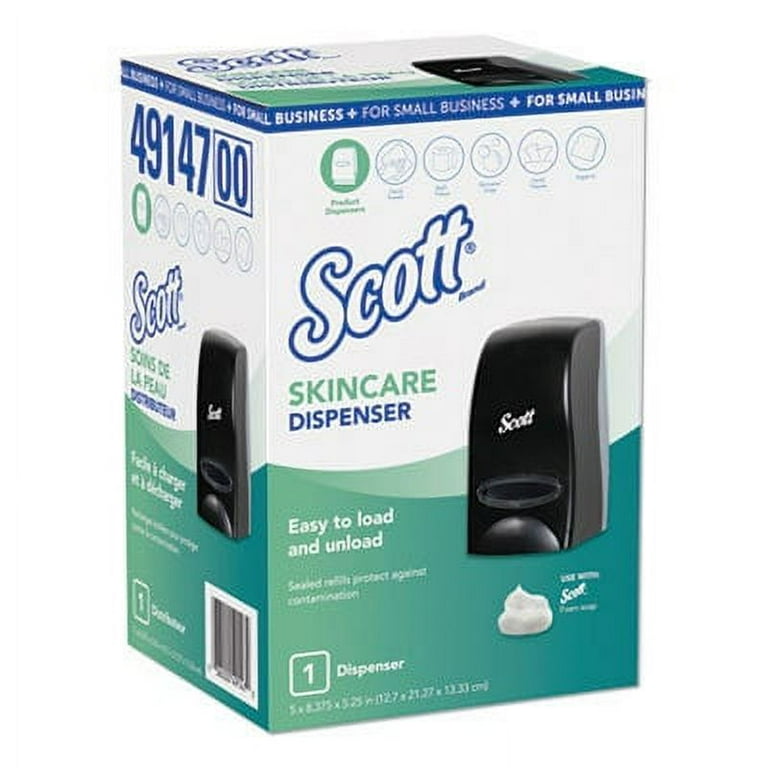 Essential Manual Skin Care Dispenser, For Small Business, 1,000 mL, 5.43 x 4.85 x 8.36, Black Essential Manual Skin Care Dispenser, For Small Business, 1,000 mL, 5.43 x 4.85 x 8.36, Black