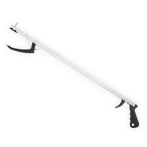 Essential Medical Supply 26in Aluminum Reacher Grabber with Magnetic Post and Plastic Jaw