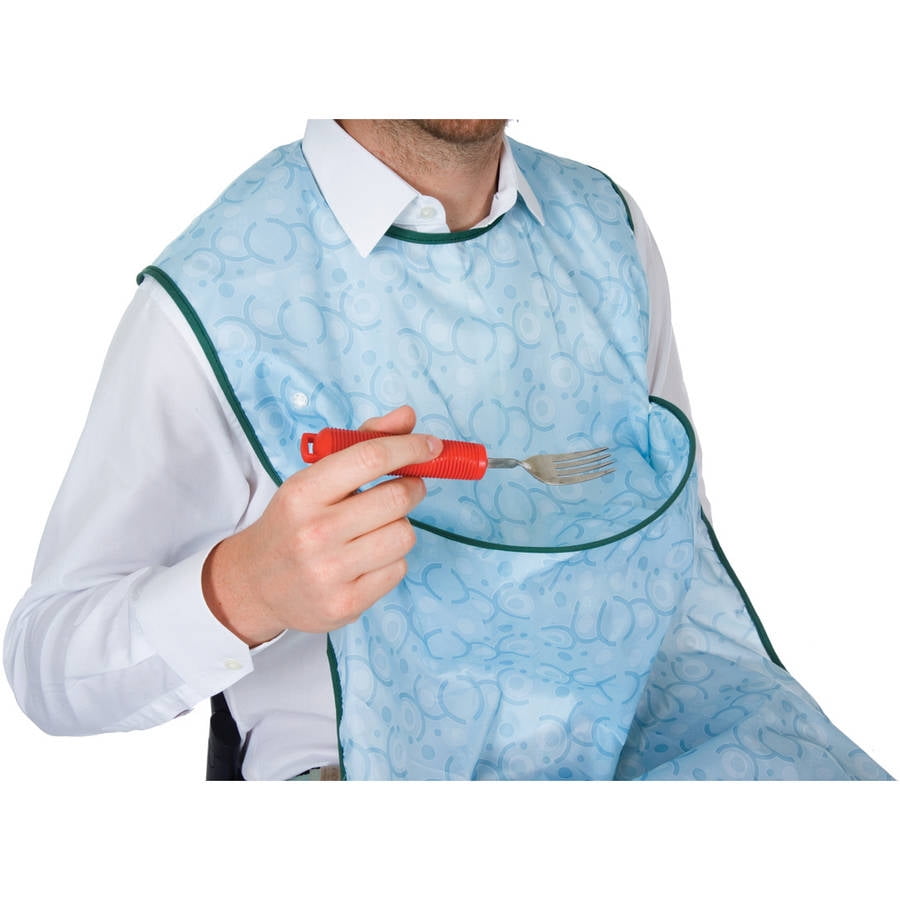 Essential Medical Supply 3 Position Vinyl Crumb Catcher Clothing Protector