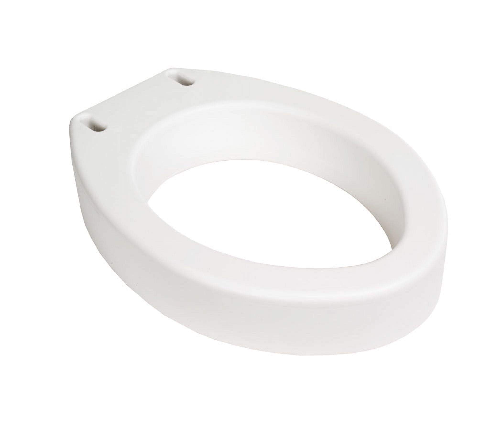 Essential Medical Supply Elevated Toilet Seat with Arms Elongated
