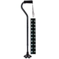 thumbnail image 1 of Essential Medical Supply Couture Offset Fashion Cane with Matching Standing Super Big Foot Tip in Hounds Tooth Style, 1 of 6