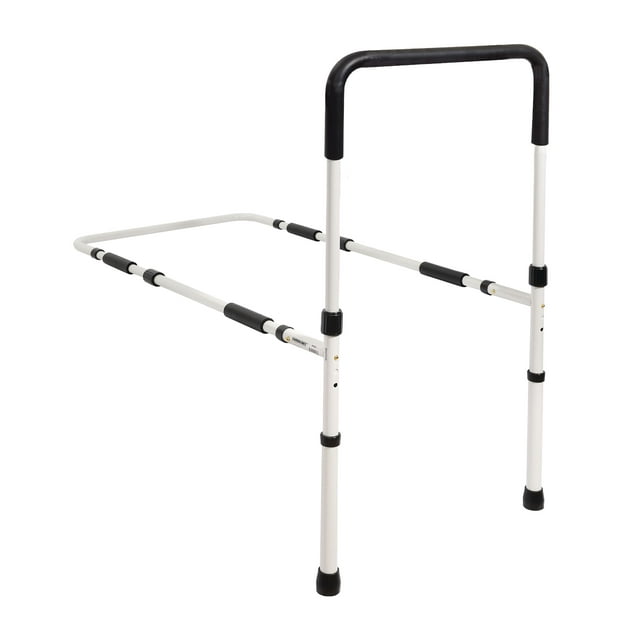 Essential Medical Supply Deluxe Hand Bed Rail with Floor Support