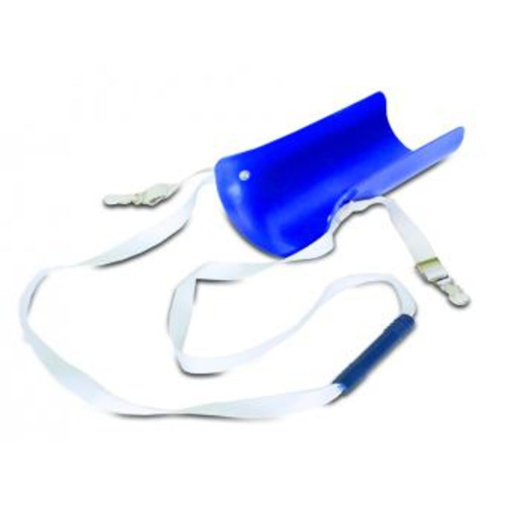 Essential Medical Supply Deluxe Hard Plastic Sock Aid - Easy No Bend Helper Device for Seniors and Those with Limited Mobility