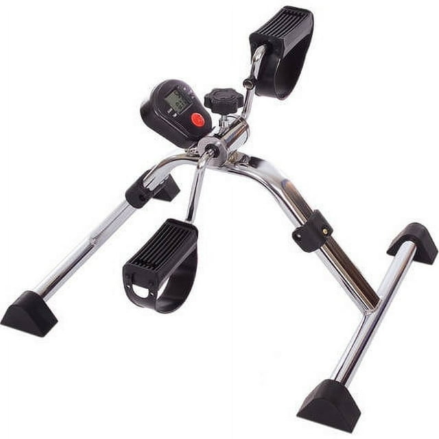 Essential Medical Supply Folding Pedal Exerciser with Tracking Meter
