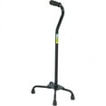thumbnail image 1 of Essential Medical Supply Large Base Quad Cane in Black - 4 Prong Base and Rubber TipsBrand owner, 1 of 6