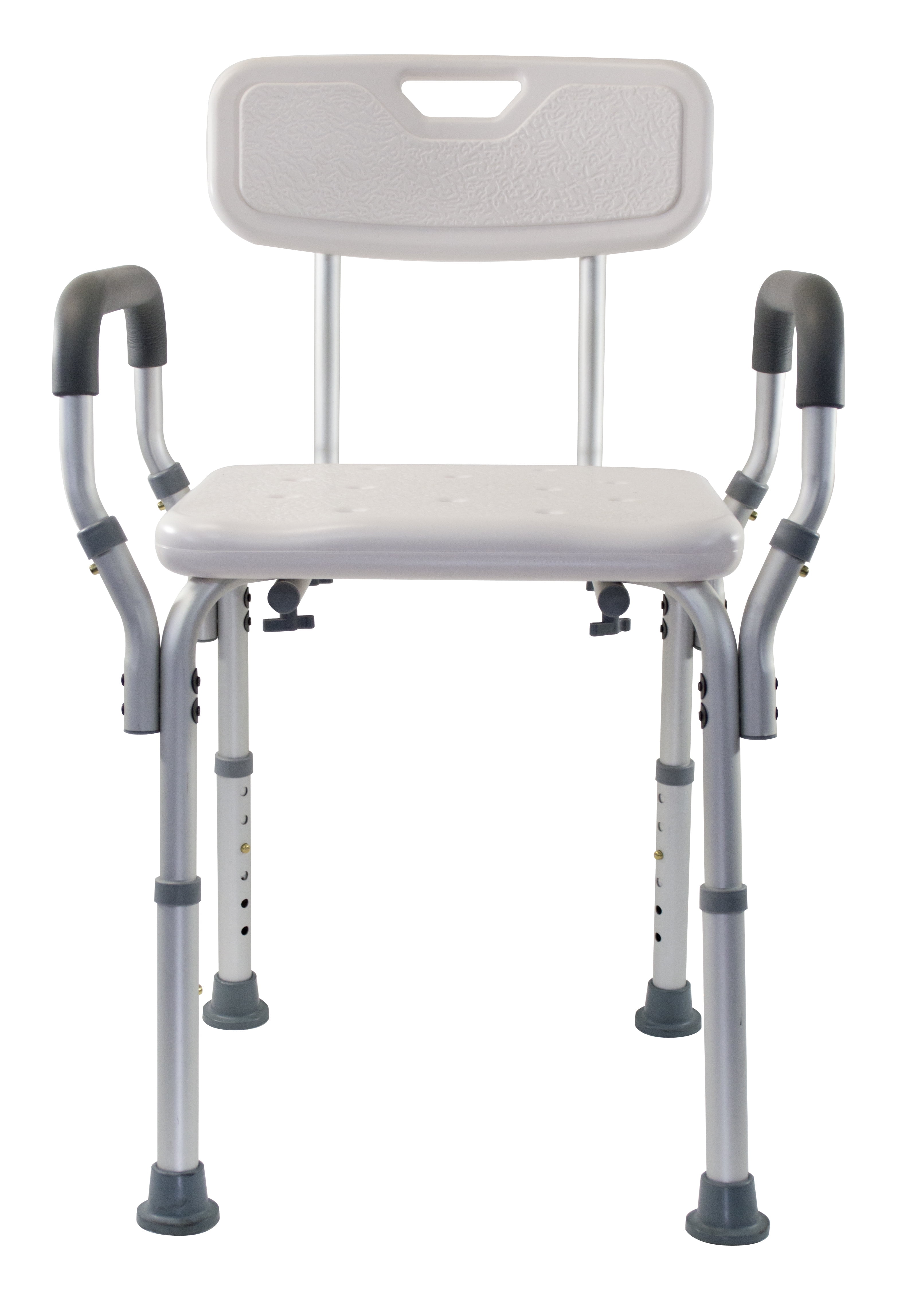 Drive Medical Bathroom Safety Shower Tub Bench Chair with Back, Gray