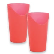 Essential Medical Supply Power of Red Adaptive Reusable Nose Cut Out Cup for Easier Drinking - 2 Cups Included