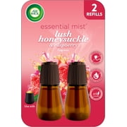 Essential Mist Refill, 2 ct, Lush Honeysuckle & Raspberry, Essential Oils Diffuser, Air Freshener