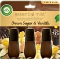 thumbnail image 1 of Essential Mist Refill, 3ct, Brown Sugar & Vanilla, Fall Scent, Essential Oils, Air Freshener, 1 of 4