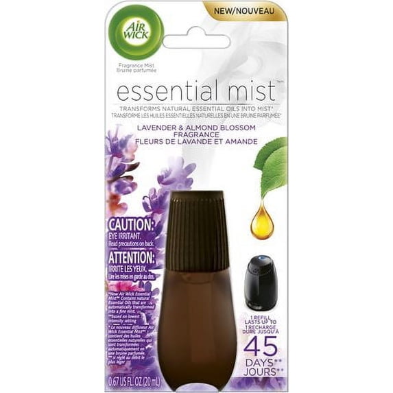 Essential Mist Refill, Lavender and Almond Blossom (Pack of 16)
