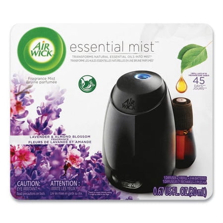 Essential Mist Starter Kit, Lavender And Almond Blossom, 0.67 Oz Bottle | Bundle of 5 Each
