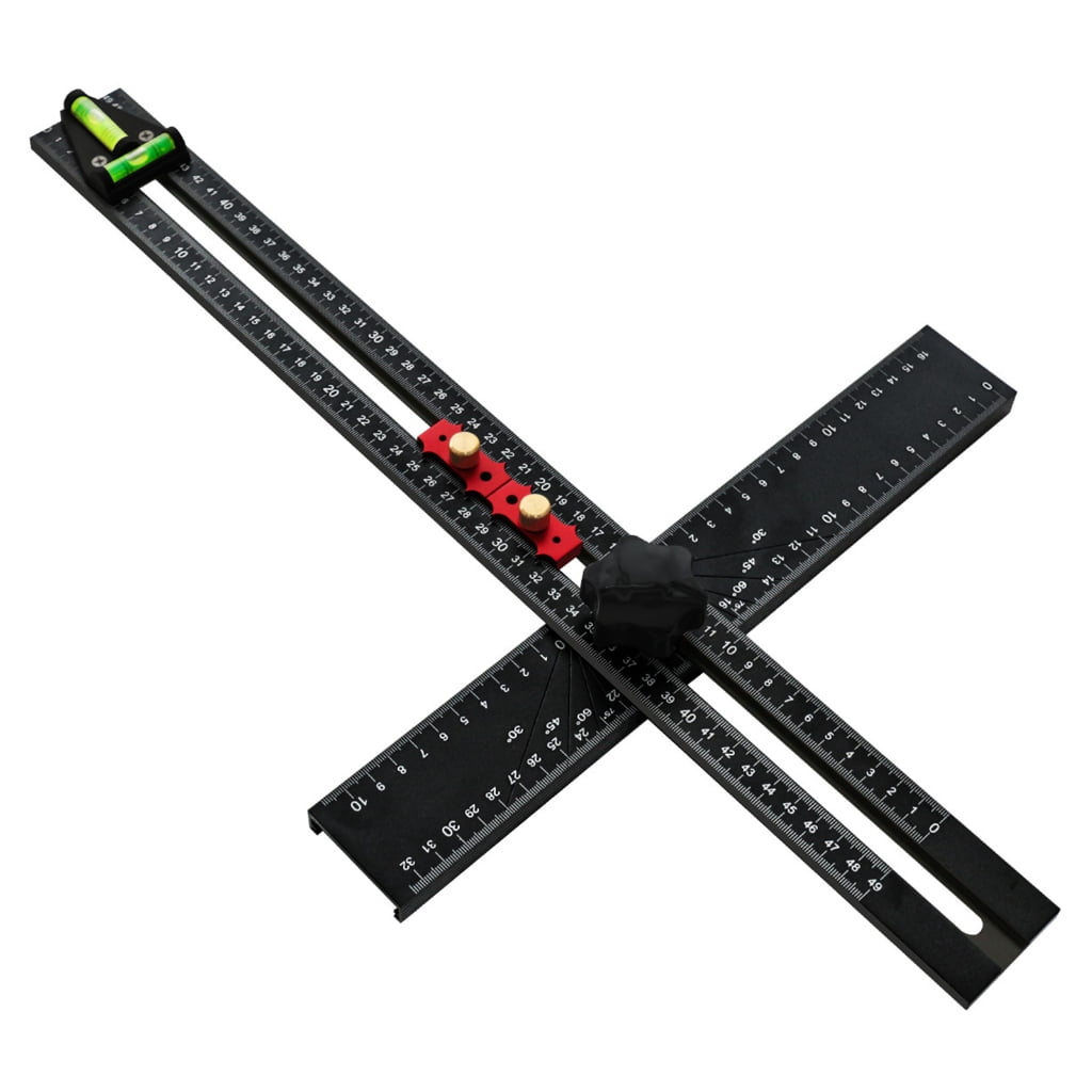 T Square Angle Ruler Essential Multiple Angles Measurement Tool, Aluminum T Square Ruler For ...