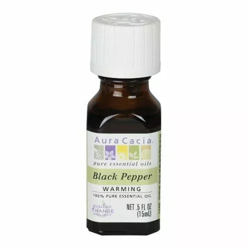 Essential Oil Black Pepper .50 Oz By Aura Cacia